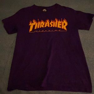 Purple thrasher shirt